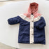 Children's cotton-padded jacket long knee-thick cotton-padded winter baby cotton-padded jacket coat